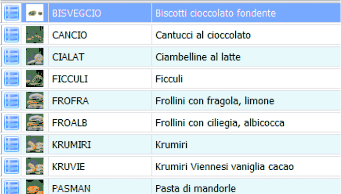 Elenco articoli Gestionale Magazzino carico e Scarico